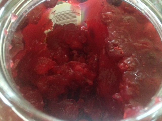 Fresh JELLIED CRANBERRY SAUCE * with sugar or sugarfree