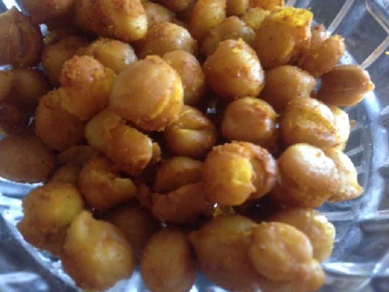 Salted CURRY CHICKPEAS * baked crunchy snack * - Cindy's ON-Line recipe box