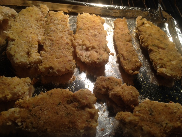 Baked HONEY MUSTARD ALMOND CHICKEN TENDERS * can be gluten-free ...