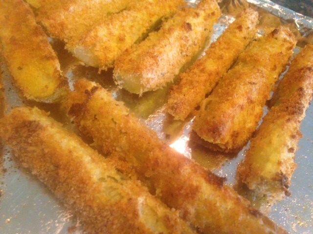 Crispy OVEN-FRIED DILL PICKLE S * double breaded * low fat * cayenne ...